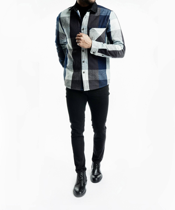 پیراهن زمستانی مردانه جوتی جینز JootiJeans کد 23531024