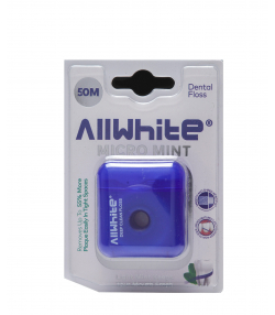 نخ دندان ال وایت AllWhite مدل Micro Mint طول 50 متر
