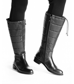 بوت زنانه چرم طبیعی چرم مشهد Mashad Leather کد J2575