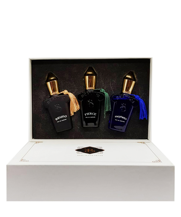 ست هدیه عطر زنانه و مردانه برندینی Brandini مدل Fierce, Mephisto, Bruno بسته 3 عددی