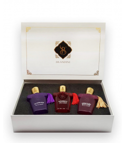 ست هدیه عطر زنانه برندینی Brandini مدل La toscana, Bouquet Rosso, Grande Ballare بسته 3 عددی