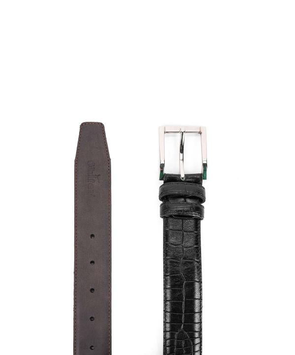 ست کیف و کمربند مردانه چرم طبیعی شیفر Shifer مدل 8316A
