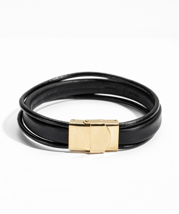 دستبند چرم طبیعی چرم لانکا Lanka Leather کد BR-4