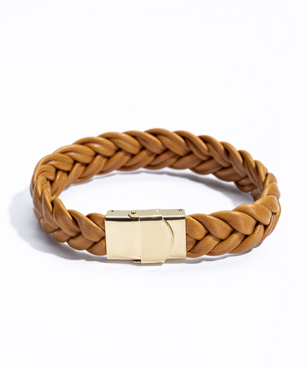 دستبند چرم طبیعی چرم لانکا Lanka Leather کد BR-39