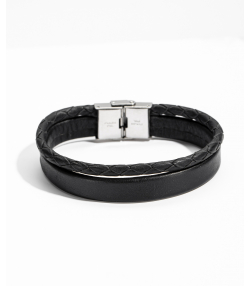 دستبند چرم طبیعی چرم لانکا Lanka Leather کد BR-2