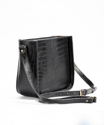 کیف دوشی چرم طبیعی زنانه چرم لانکا Lanka Leather مدل CB-23-3