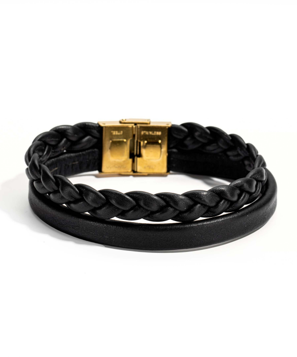 دستبند چرم طبیعی چرم لانکا Lanka Leather کد BR-20