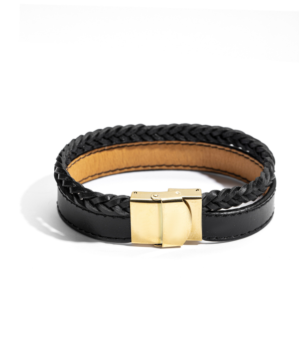 دستبند چرم طبیعی چرم لانکا Lanka Leather کد BR-36