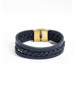 دستبند چرم طبیعی چرم لانکا Lanka Leather کد BR-37