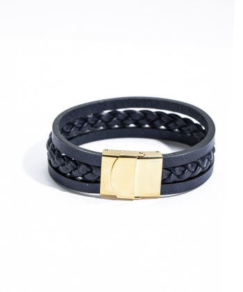 دستبند چرم طبیعی چرم لانکا Lanka Leather کد BR-37