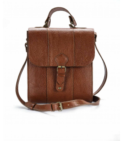 کیف دوشی چرم طبیعی چرم لانکا Lanka Leather کد CB-3-S