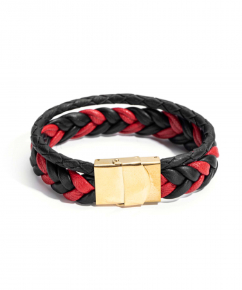 دستبند چرم طبیعی چرم لانکا Lanka Leather کد BR-13