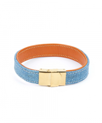 دستبند چرم طبیعی بیسراک Bisrak کد eatherBracelet-Jean