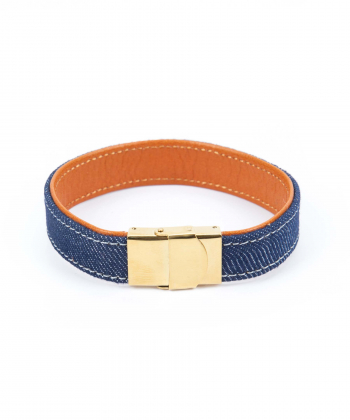 دستبند چرم طبیعی بیسراک Bisrak کد eatherBracelet-Jean