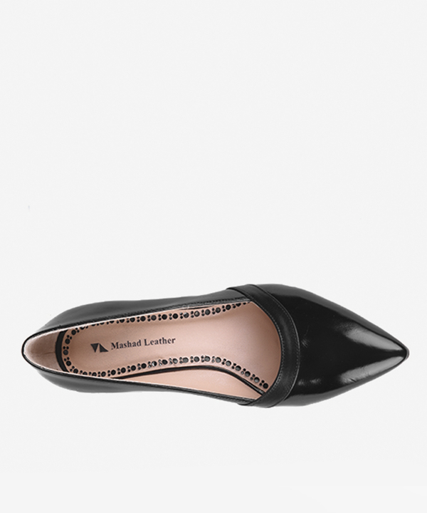کفش چرم طبیعی زنانه چرم مشهد Mashad Leather کد J2581-001