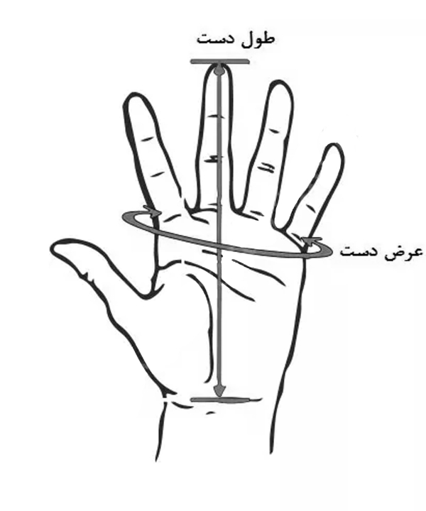 دستکش چرم طبیعی زنانه منط Mante کد N113