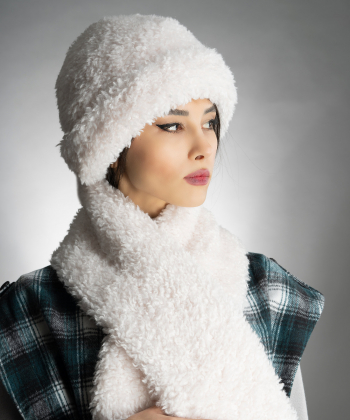 ست کلاه و شال گردن تدی زنانه اسپیور Espiur کد huk31