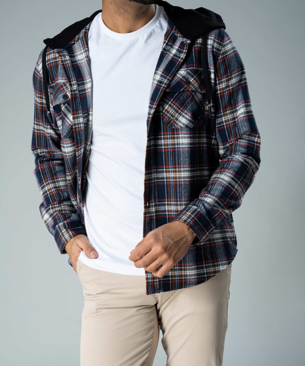 پیراهن کلاه‌دار مردانه جوتی جینز JootiJeans کد 23531025