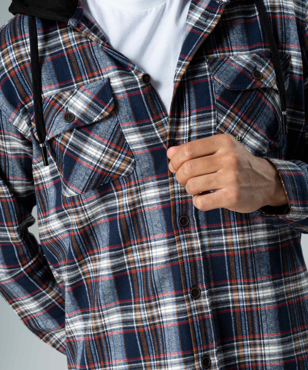 پیراهن کلاه‌دار مردانه جوتی جینز JootiJeans کد 23531025