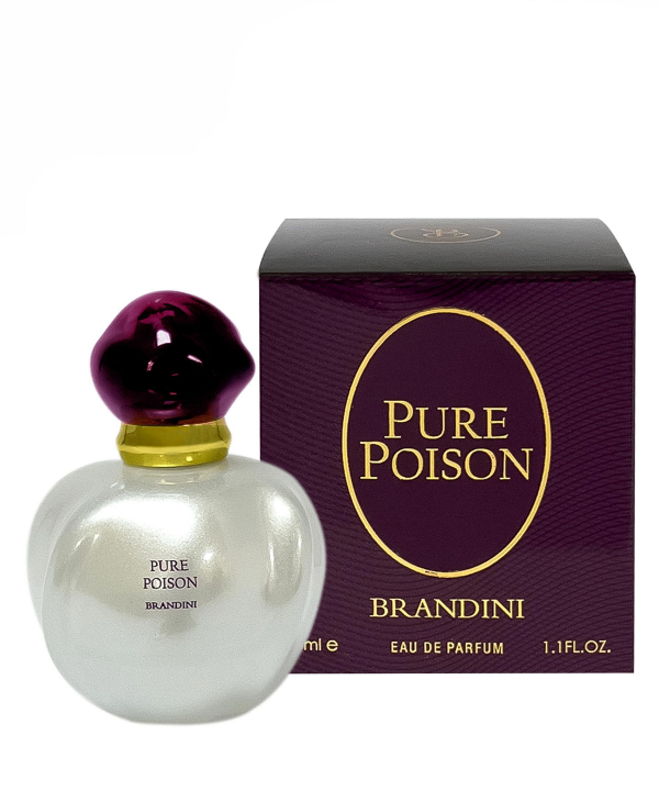 عطر جیبی زنانه برندینی Brandini مدل Pure Poison حجم 33 میلی‌لیتر