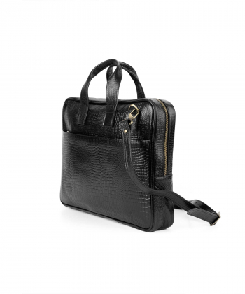 کیف اداری چرم طبیعی مردانه ورساچه جینز Versace Jeans کد vbm00921