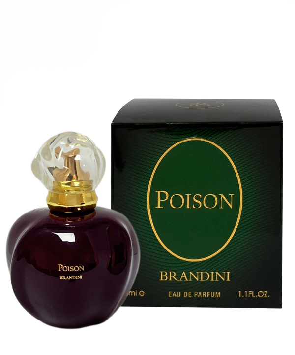 عطر جیبی زنانه برندینی Brandini مدل Poison حجم 33 میلی‌لیتر