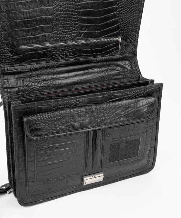 کیف اداری چرم طبیعی مردانه ورساچه جینز Versace Jeans کد vbm01601