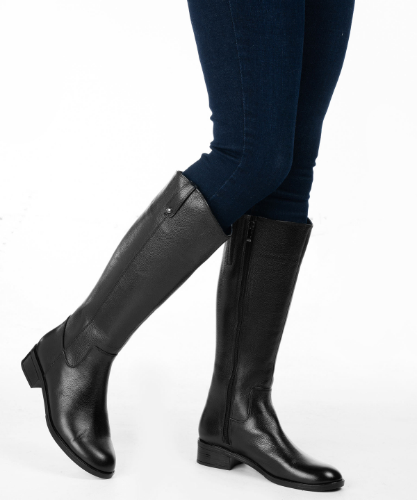 بوت زنانه چرم طبیعی چرم مشهد Mashad leather کد J2508