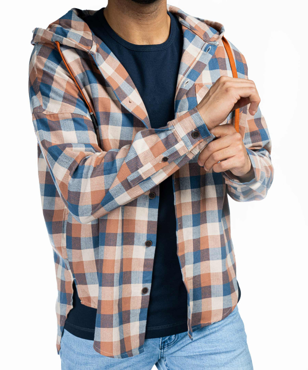 پیراهن کلاه‌دار مردانه جوتی جینز JootiJeans کد 23531019