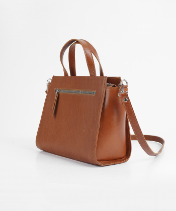 کیف چرم طبیعی زنانه چرم لانکا Lanka Leather کد HBM-26