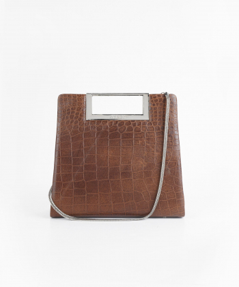کیف چرم طبیعی زنانه چرم لانکا Lanka Leather کد HBM-25