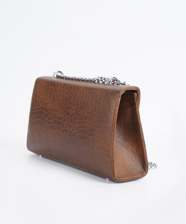 کیف دوشی زنانه چرم لانکا Lanka Leather کد HBM-24