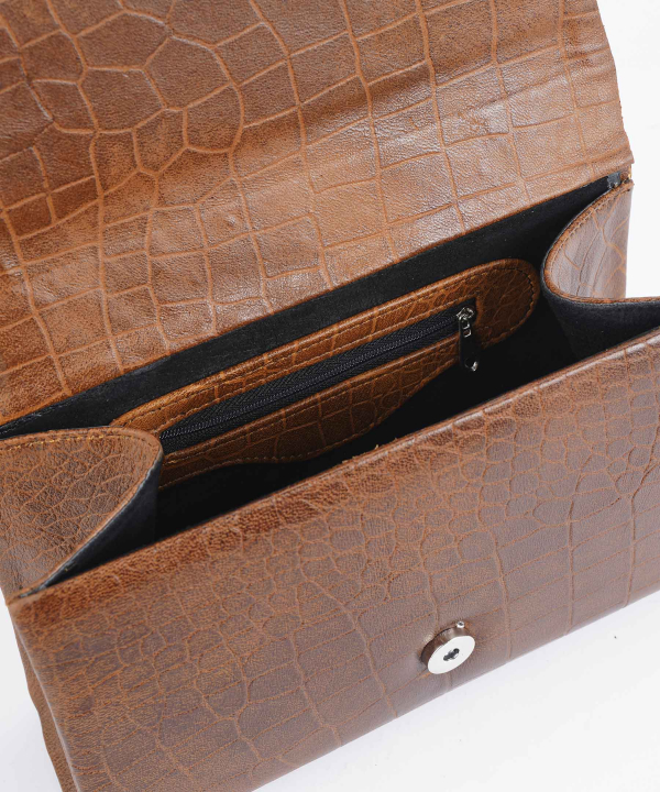 کیف دوشی زنانه چرم لانکا Lanka Leather کد HBM-24