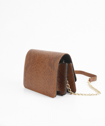 کیف چرم طبیعی زنانه چرم لانکا Lanka Leather کد HBM-22