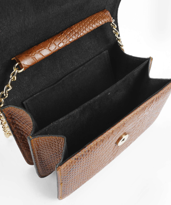 کیف چرم طبیعی زنانه چرم لانکا Lanka Leather کد HBM-22