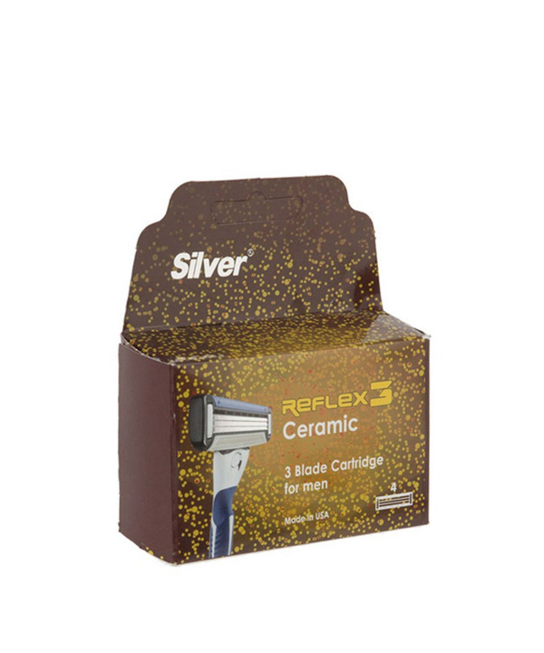 تیغ یدک سیلور Silver مدل Reflex3 بسته 4 عددی