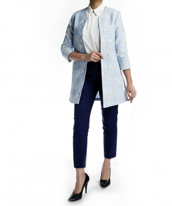 مانتو طرح دار مانگ Mong مدل لئون