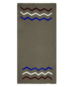 شال زمستانه گلدوزی