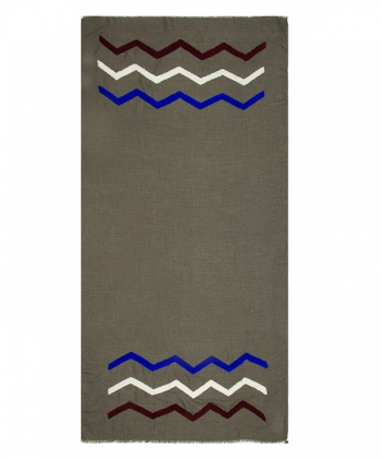 شال زمستانه گلدوزی
