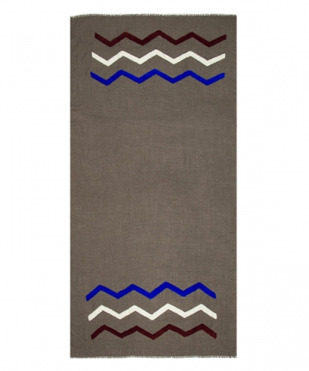 شال زمستانه گلدوزی