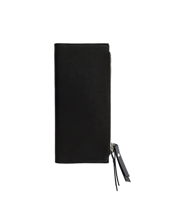 کیف پول چرم زنانه مشکی چرم مشهدMashhad leather مدل D5037