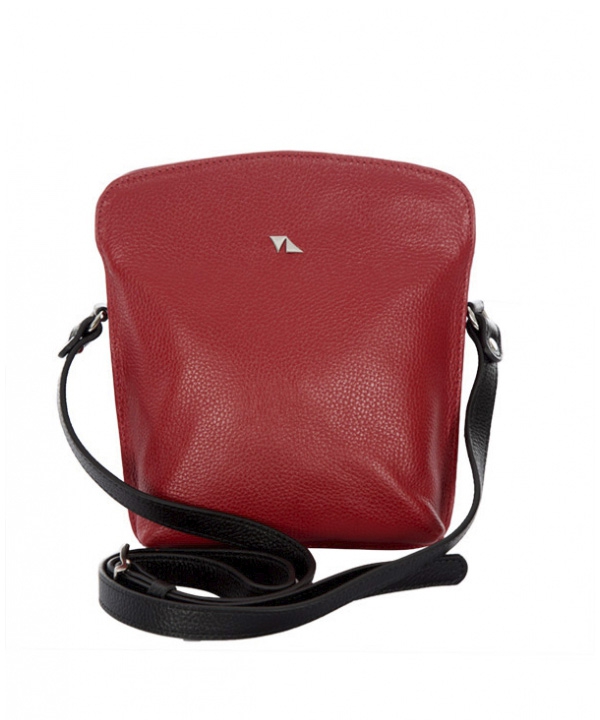 کیف دوشی چرم زنانه قرمز چرم مشهدMashhad leather مدل S646