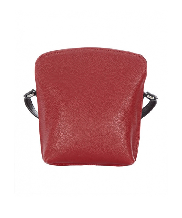 کیف دوشی چرم زنانه قرمز چرم مشهدMashhad leather مدل S646