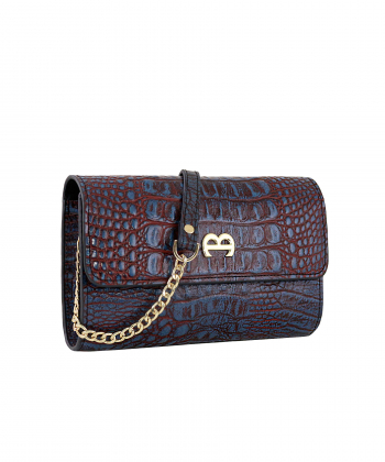 کیف دوشی زنانه چرم طبیعی منط Mante کد h182