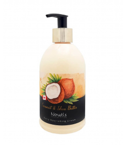 کرم مرطوب کننده نیوتیس Newtis مدل Coconut & Shea Butter حجم 500 میلی لیتر