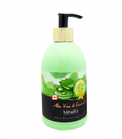 کرم مرطوب کننده نیوتیس Newtis مدل Aloe Vera & Cucumber حجم 500 میلی لیتر
