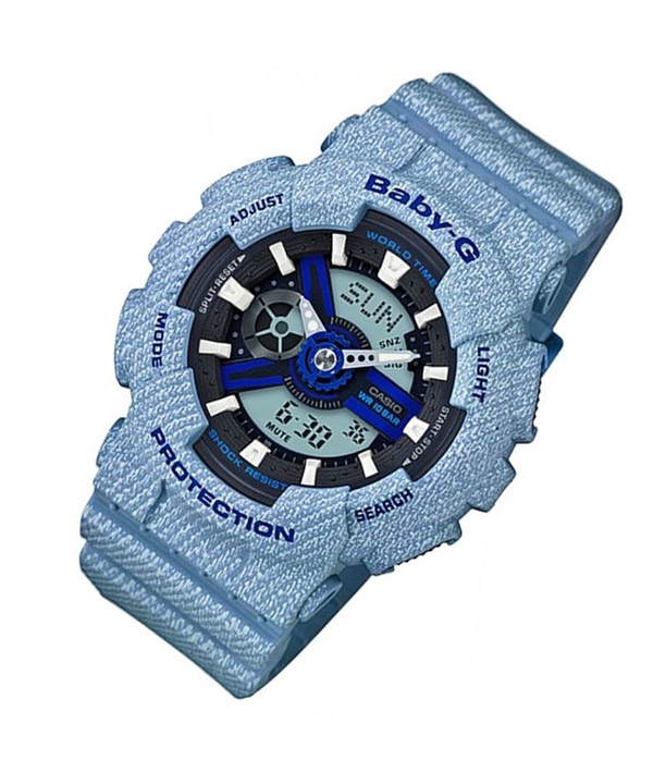 ساعت مچی زنانه کاسیو Casio مدل BA-110DE-2A2DR ضد ضربه و دو زمانه