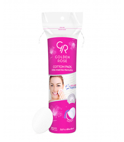 پد پاک کننده آرایش صورت گلدن رز Golden Rose بسته 70 عددی