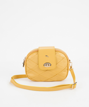 کیف دوشی چرم طبیعی زنانه چرم مشهد Mashad Leather کد S0844