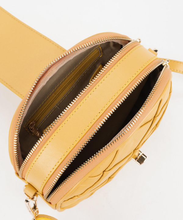 کیف دوشی چرم طبیعی زنانه چرم مشهد Mashad Leather کد S0844